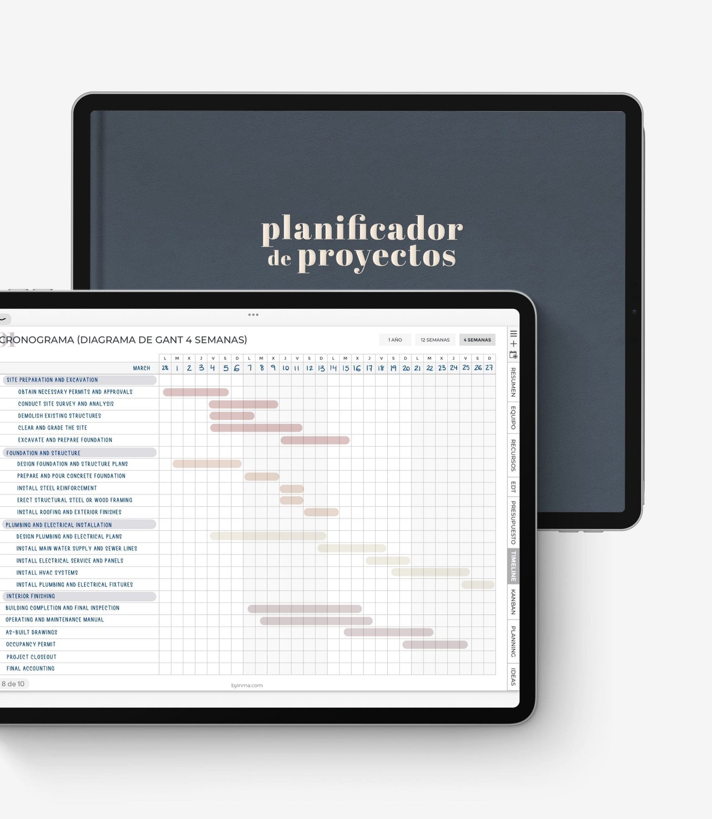 Planificador digital de proyectos