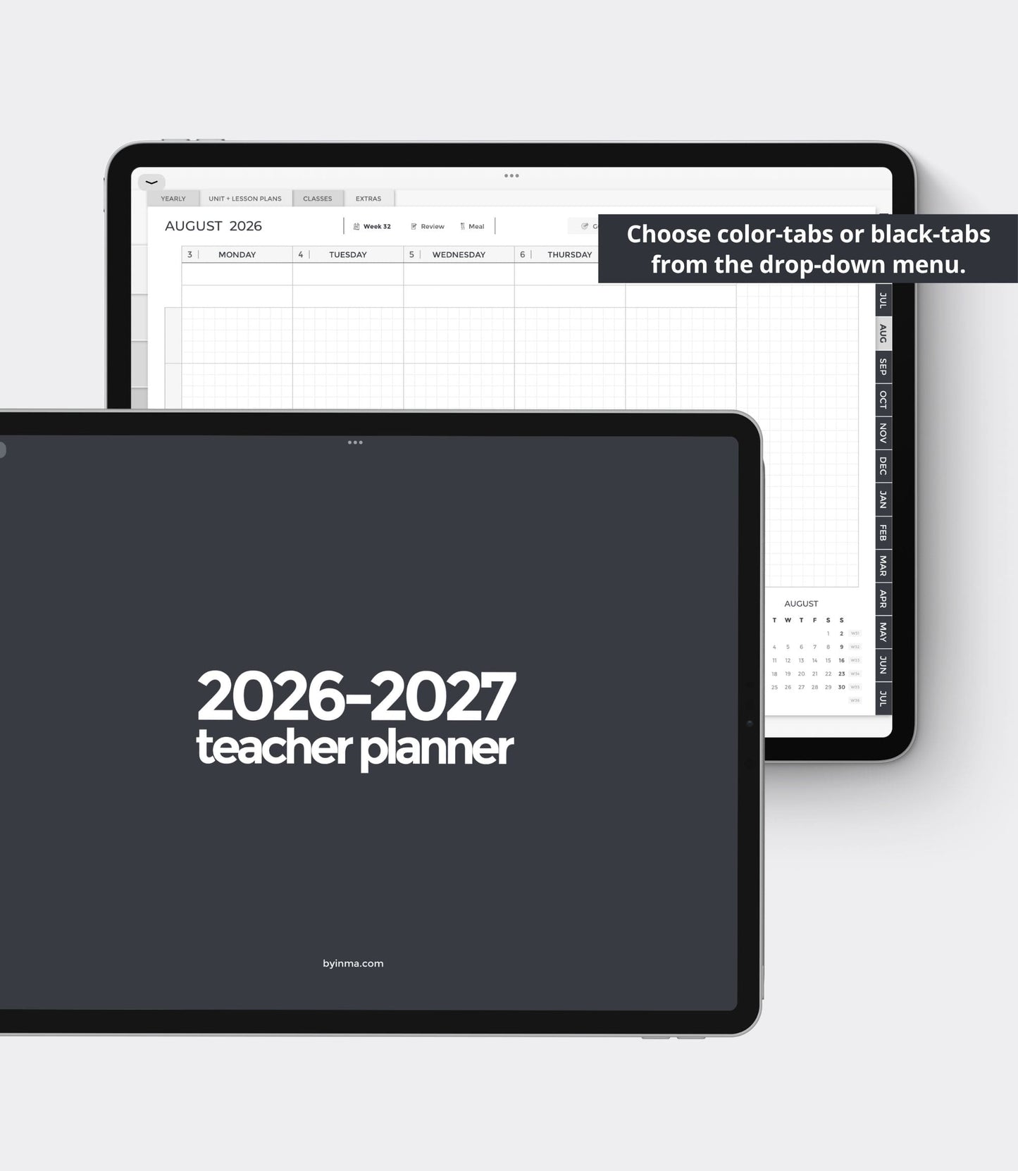Teacher digital planner 2026-27 - Portrait version