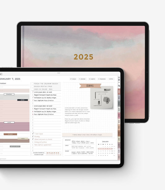 2025 digital planner - Landscape version