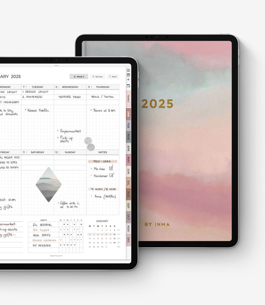 2025 digital planner - Portrait version