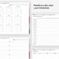 Agenda digital docente sin fecha - Versión horizontal