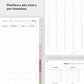 Undated digital planner for teachers - Spanish version (Portrait)