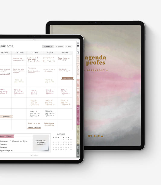 Teacher digital planner 2026-27 - Spanish version (Portrait)