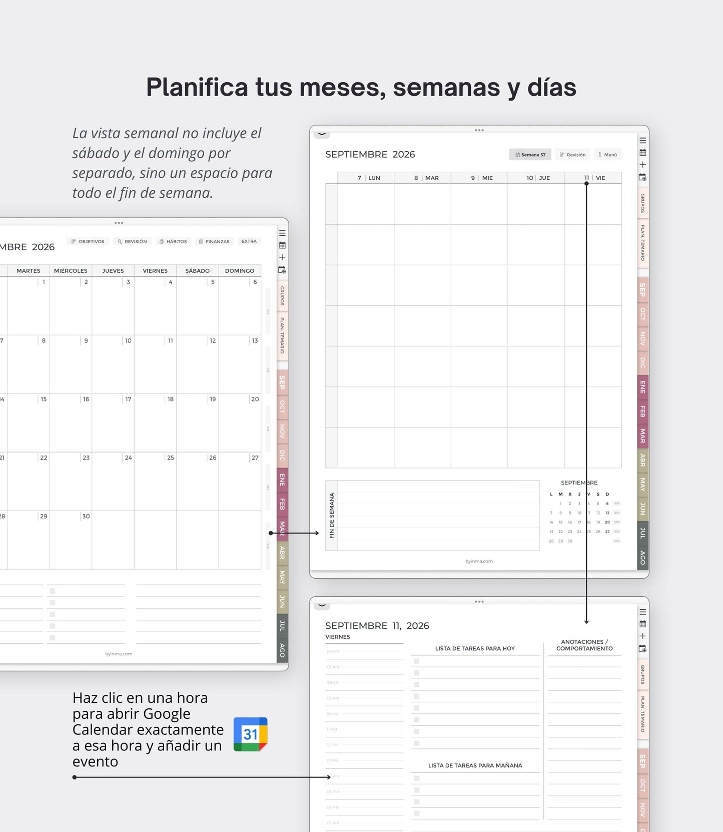 Agenda digital para profes 2026-2027 - Versión vertical