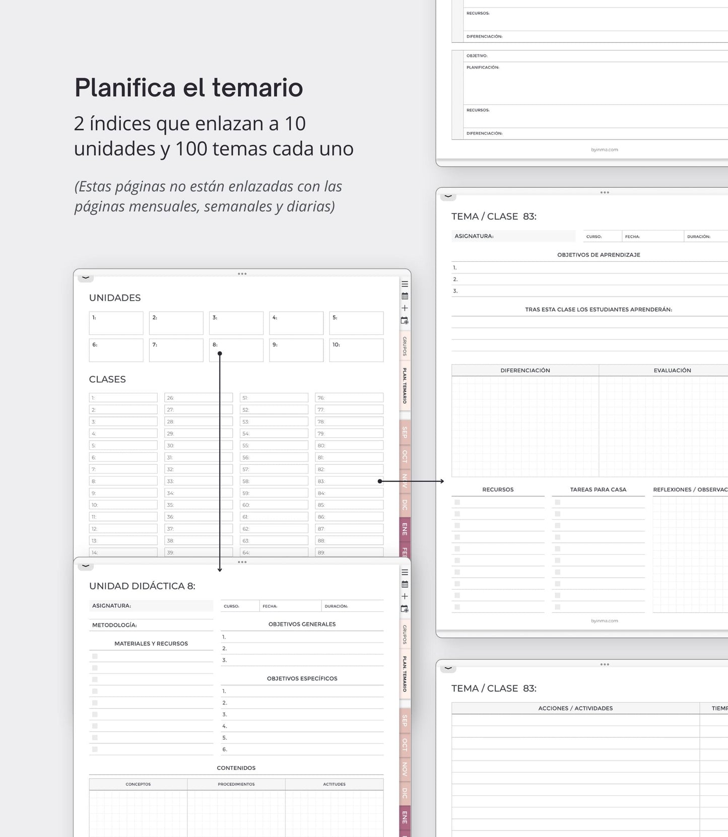 Agenda digital para profes 2026-2027 - Versión vertical