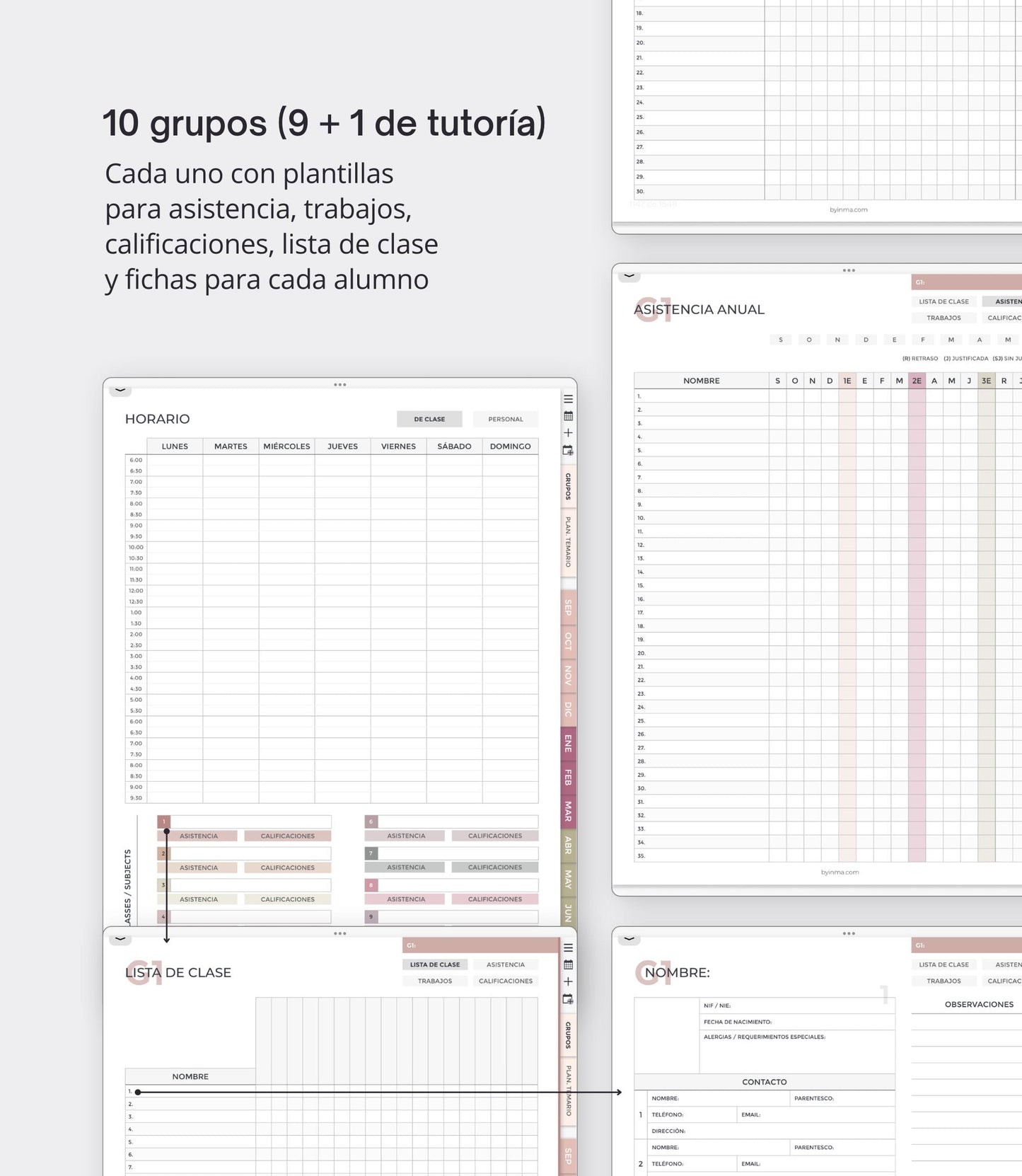 Agenda digital para profes 2026-2027 - Versión vertical