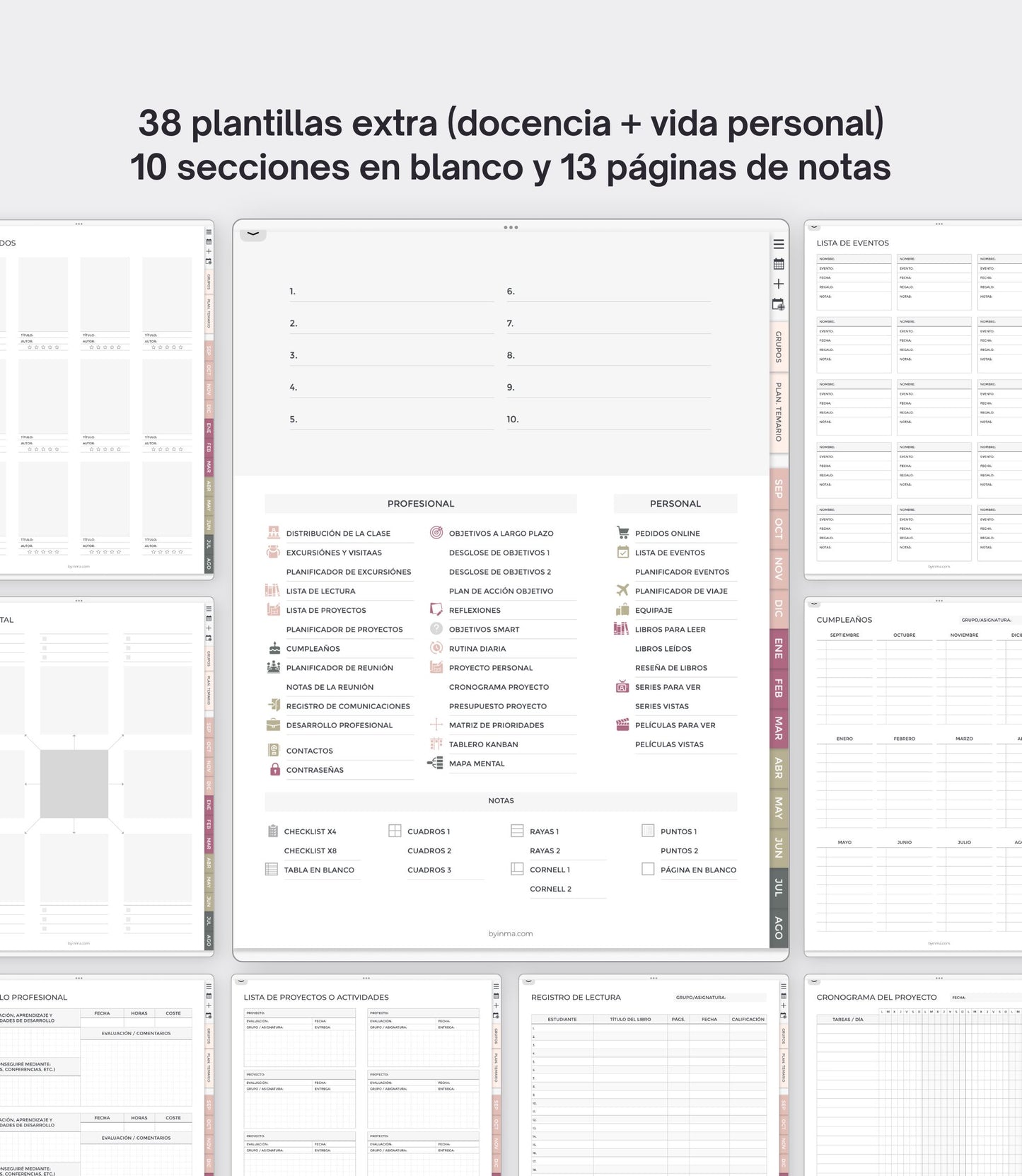 Agenda digital para profes 2026-2027 - Versión vertical