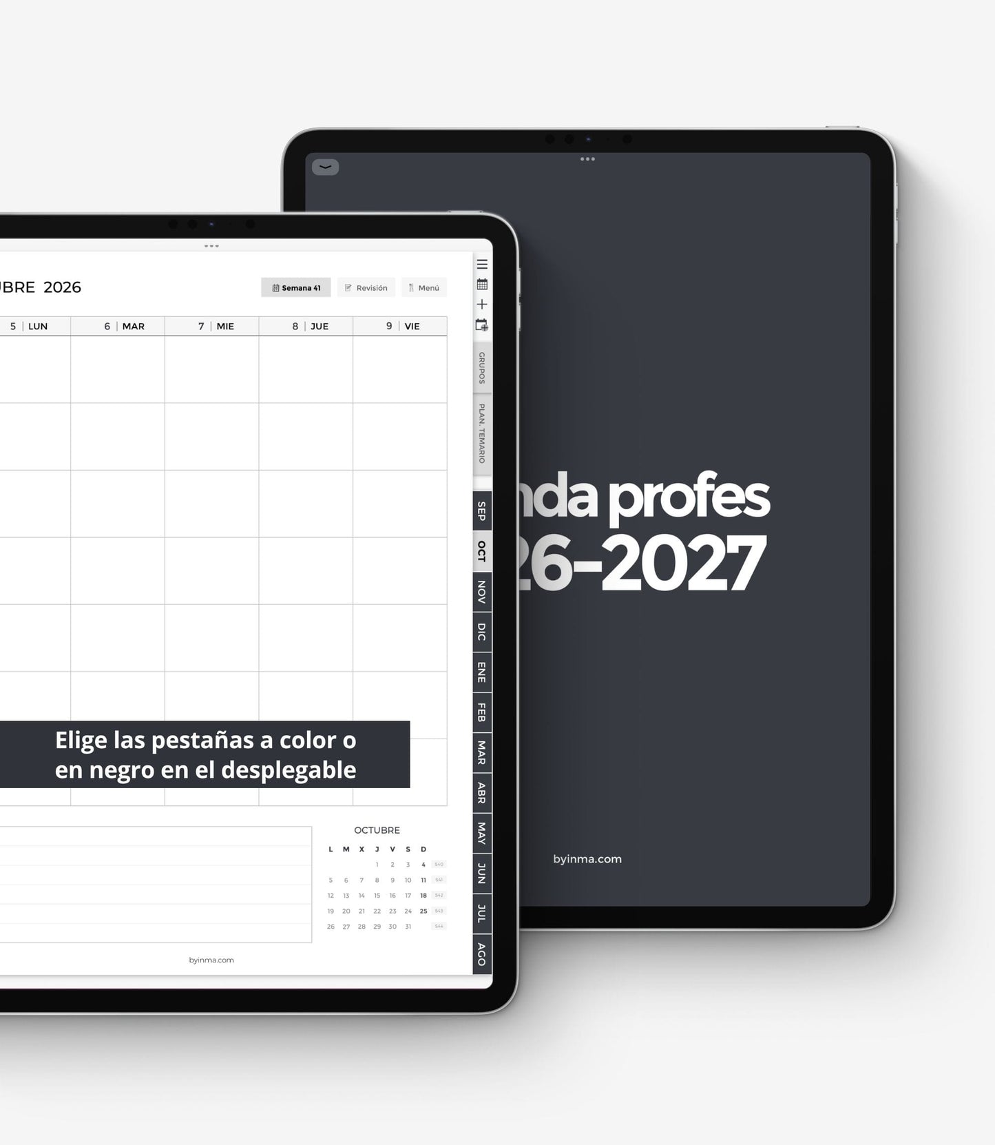 Agenda digital para profes 2026-2027 - Versión vertical