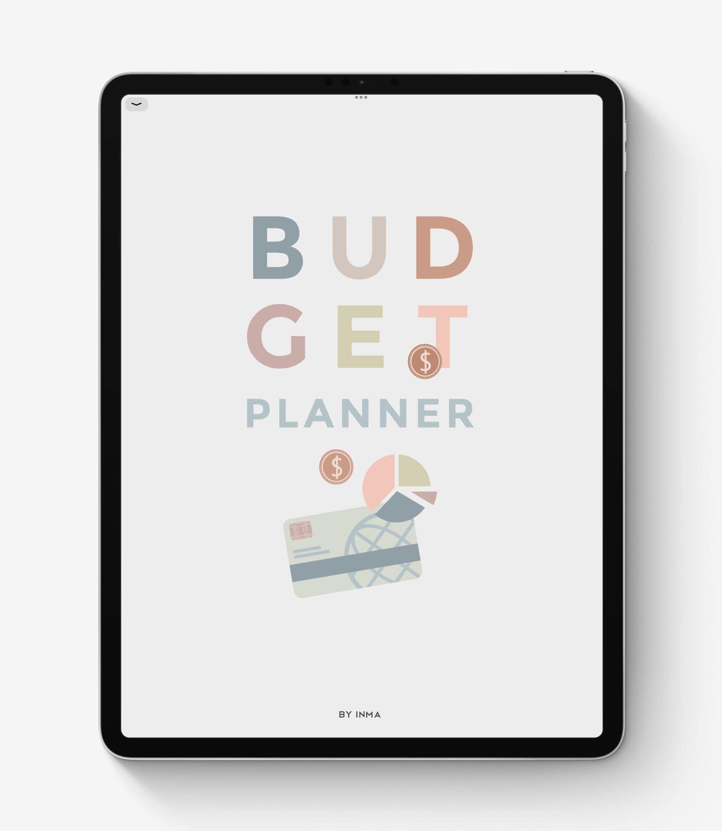 Digital budget planner - Portrait version
