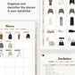 Digital capsule wardrobe planner