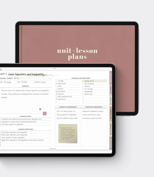 Digital lesson plan book