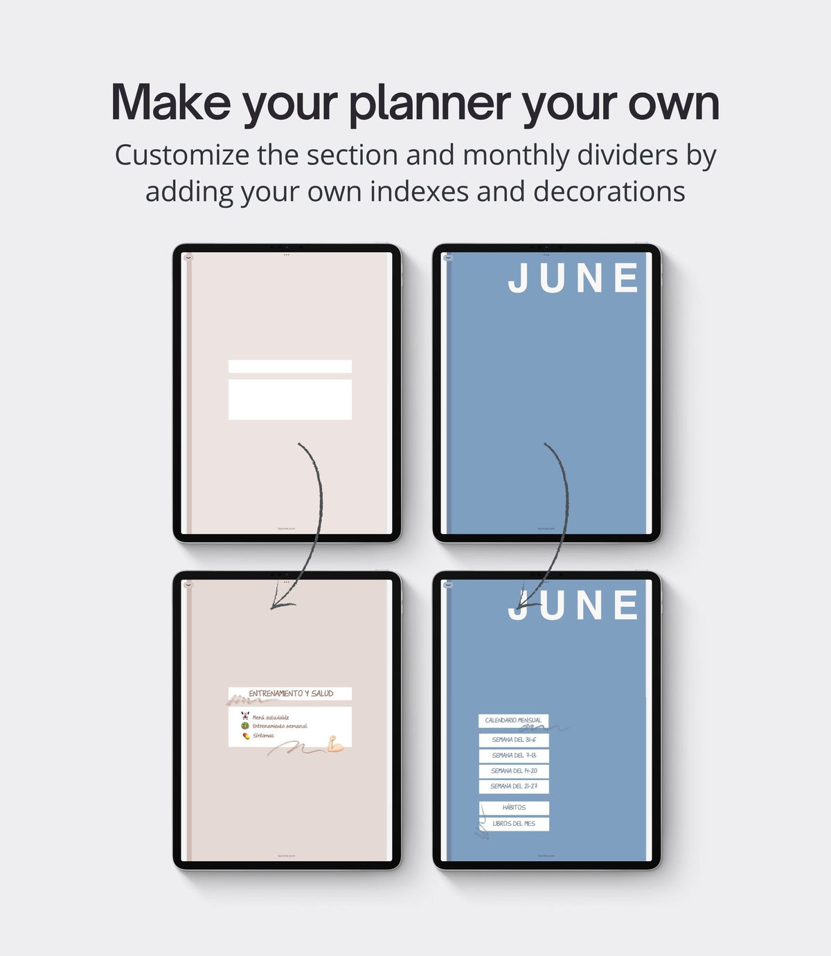 Kit de plantillas para agenda digital