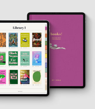 Digital reading journal for iPad and Goodnotes app – By Inma