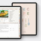 Cuaderno de recetas digital para robots de cocina