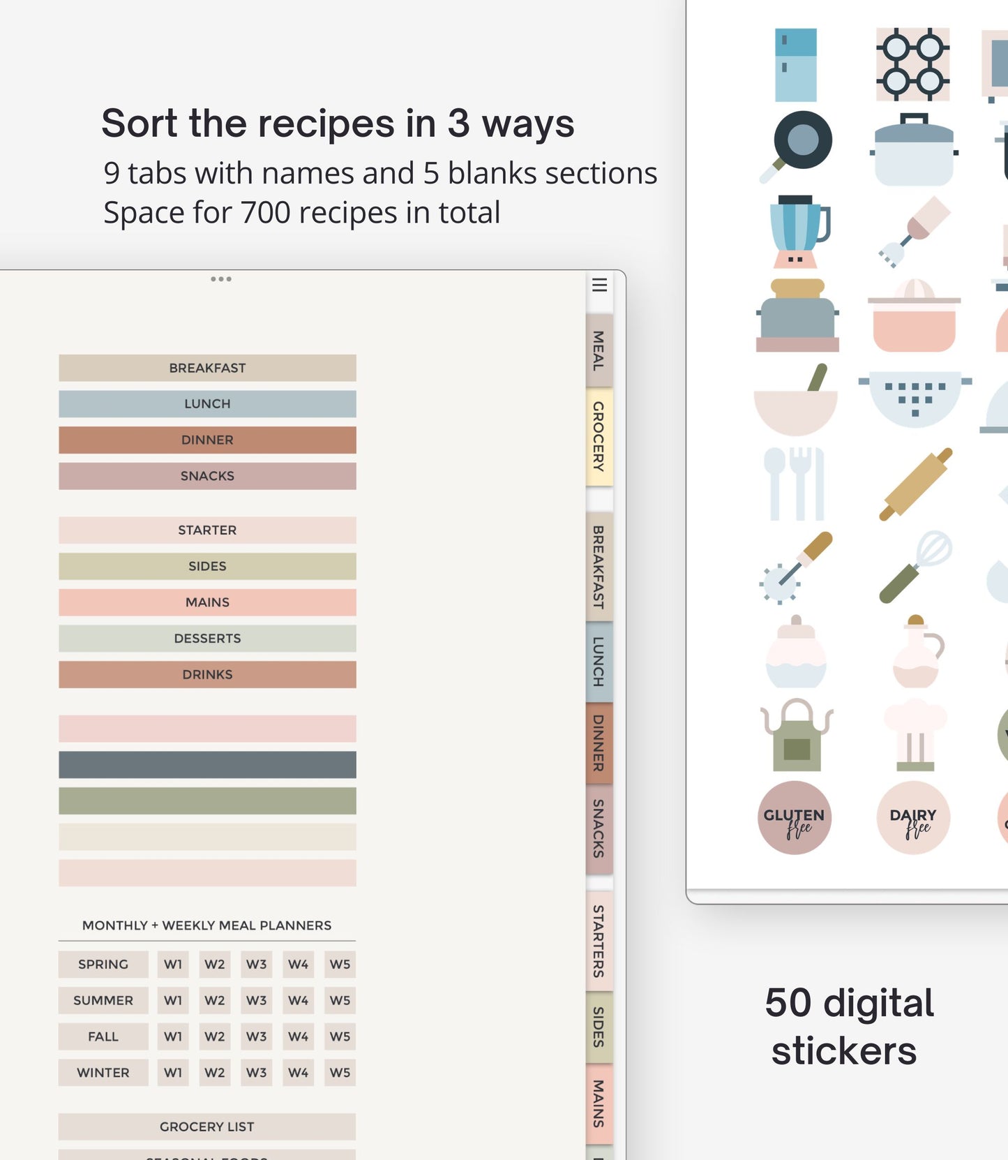 Digital recipe journal for food processors