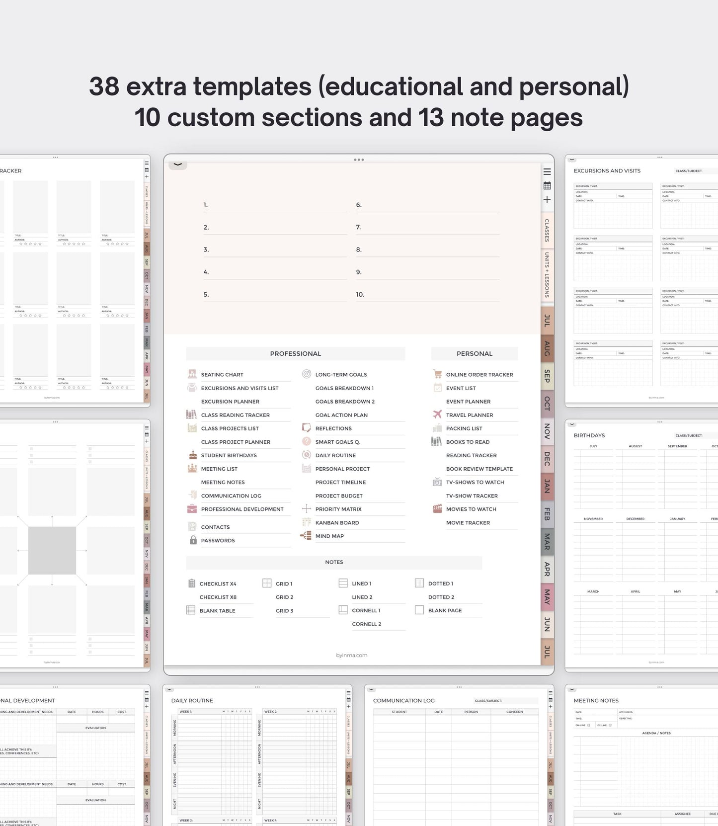 Agenda digital para profes 2025-2026 - Versión inglés