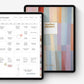 Undated digital planner for teachers - Landscape version