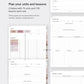 Undated digital planner for teachers - Portrait version