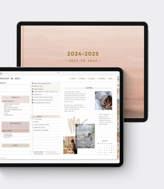 Mid-year digital planner 2024-2025