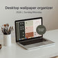 Desktop organizer wallpaper 2026