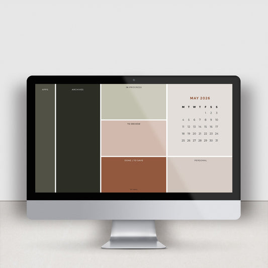 Desktop organizer wallpaper 2026