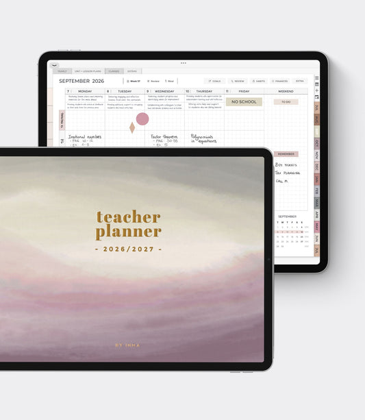 Teacher digital planner 2026-27 - Landscape version