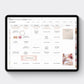 Undated digital planner for teachers - Landscape version