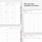 Undated digital planner for teachers - Landscape version