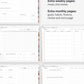 Undated digital planner for teachers - Landscape version