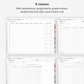 Undated digital planner for teachers - Landscape version