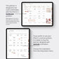 Undated digital planner for teachers - Landscape version