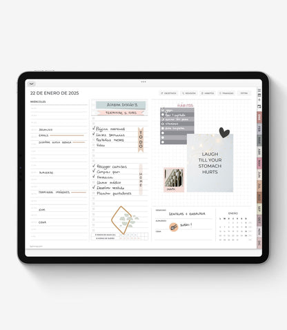 2026 digital planner - Portrait version