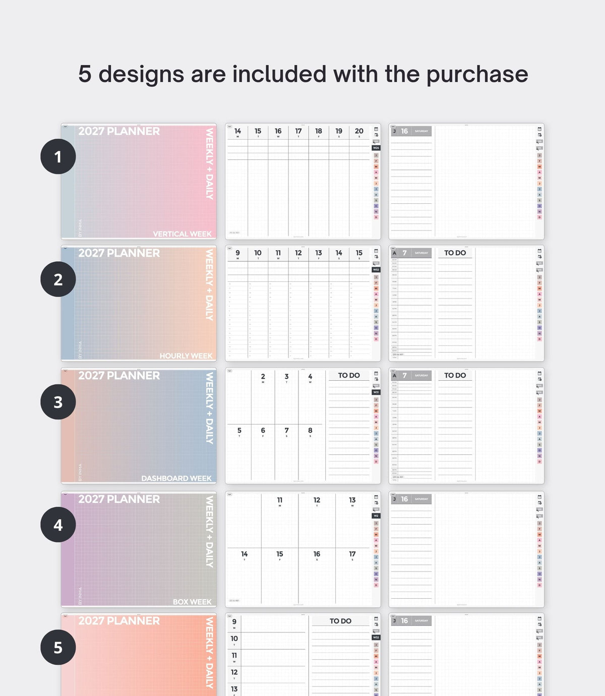 Basic digital planner 2027
