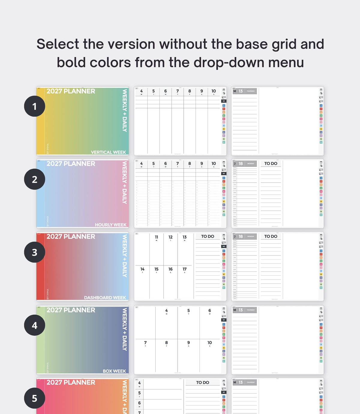 Basic digital planner 2027