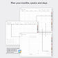 2027 digital planner - Landscape version