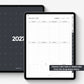 2027 digital planner - Portrait version