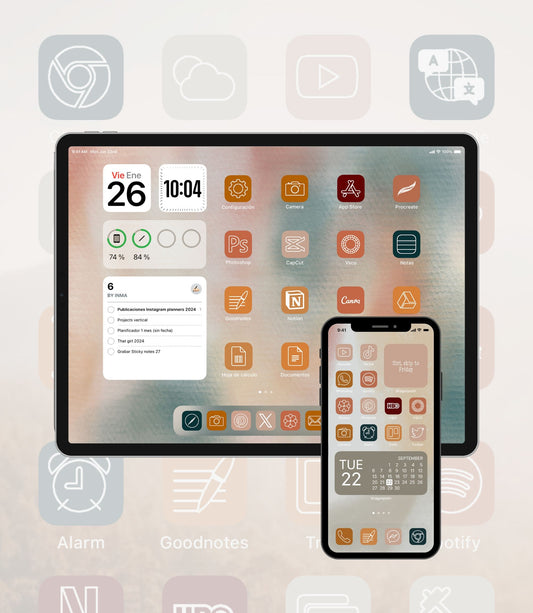 Pack de iconos para apps de iPad y iPhone - Set 2