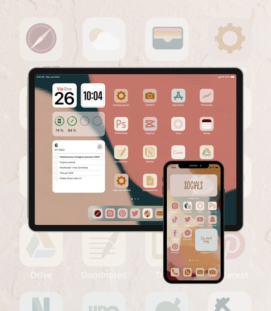 Pack de iconos para apps de iPad y iPhone - Set 1