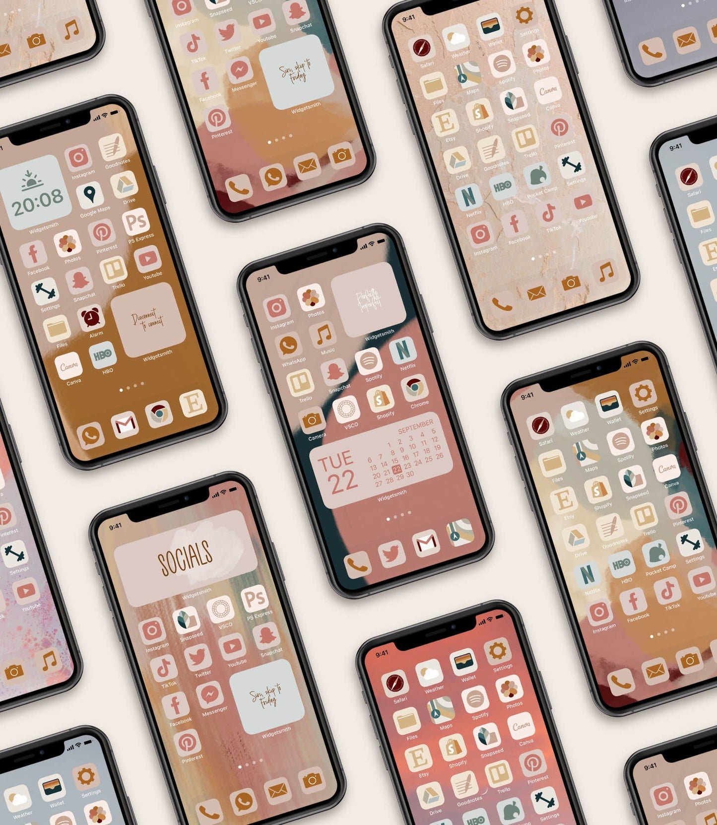 Pack de iconos para apps de iPad y iPhone - Set 1