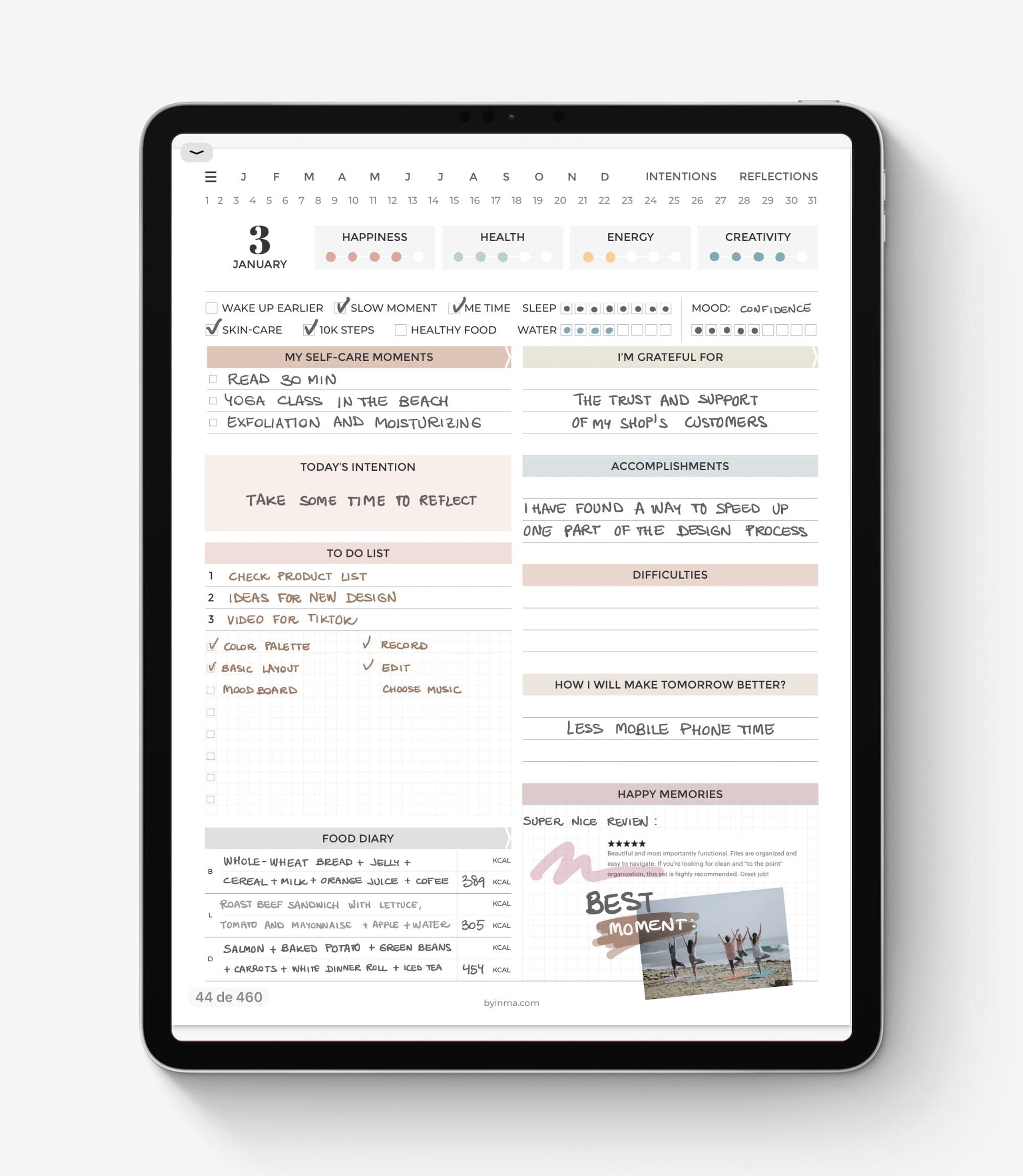 Digital Diary Digital Planner SPANISH Goodnotes Planning 