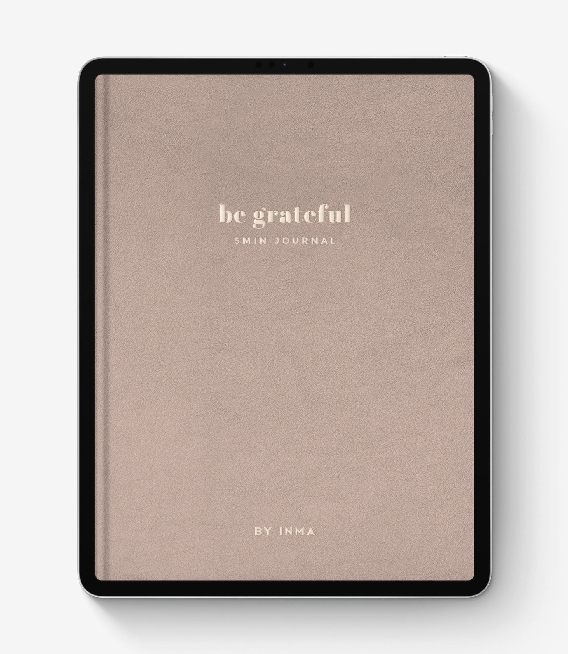 Digital gratitude journal for iPad - 5 minute journal - BY INMA